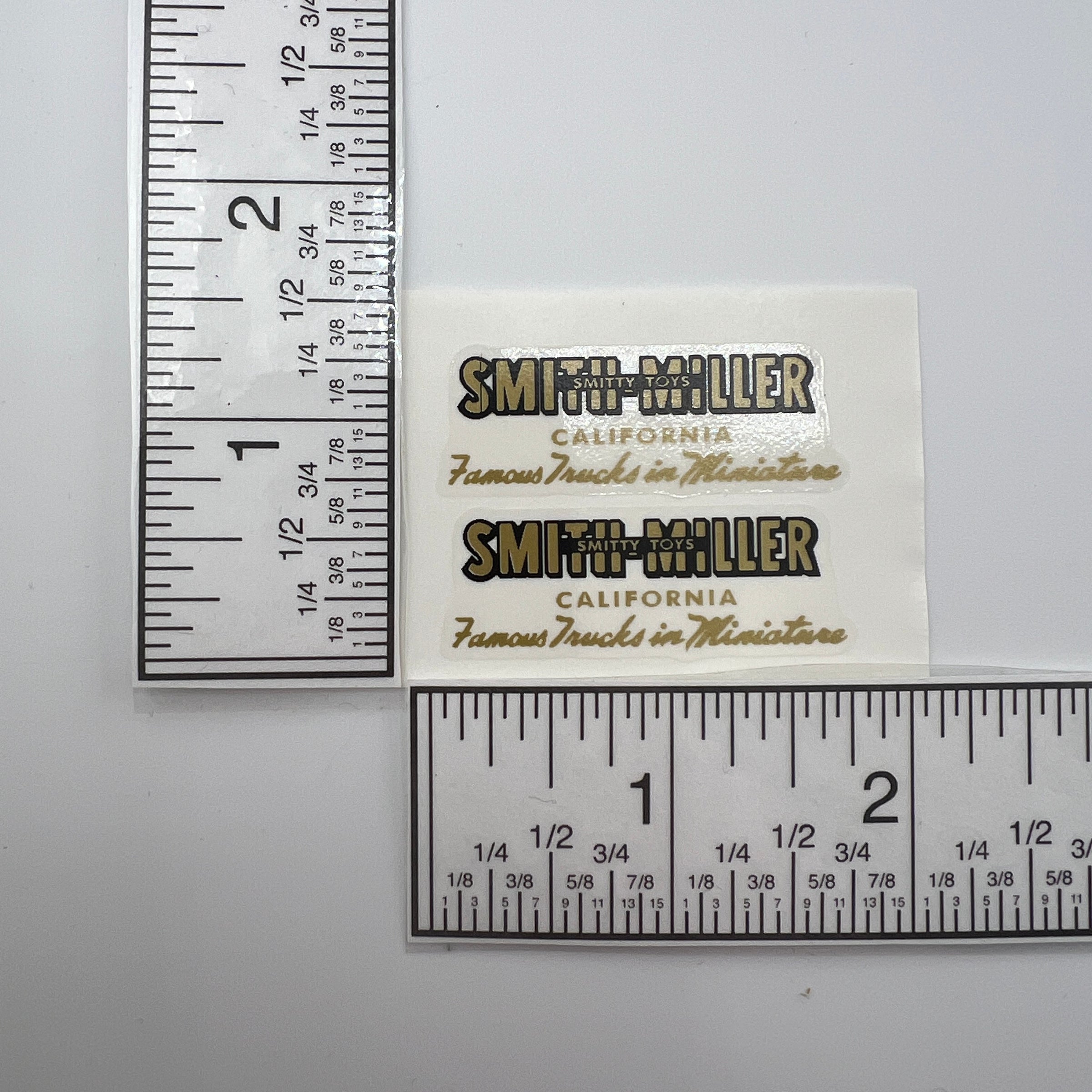 SM-001 Smith Miller Door Stickers | Gasoline Alley Toys