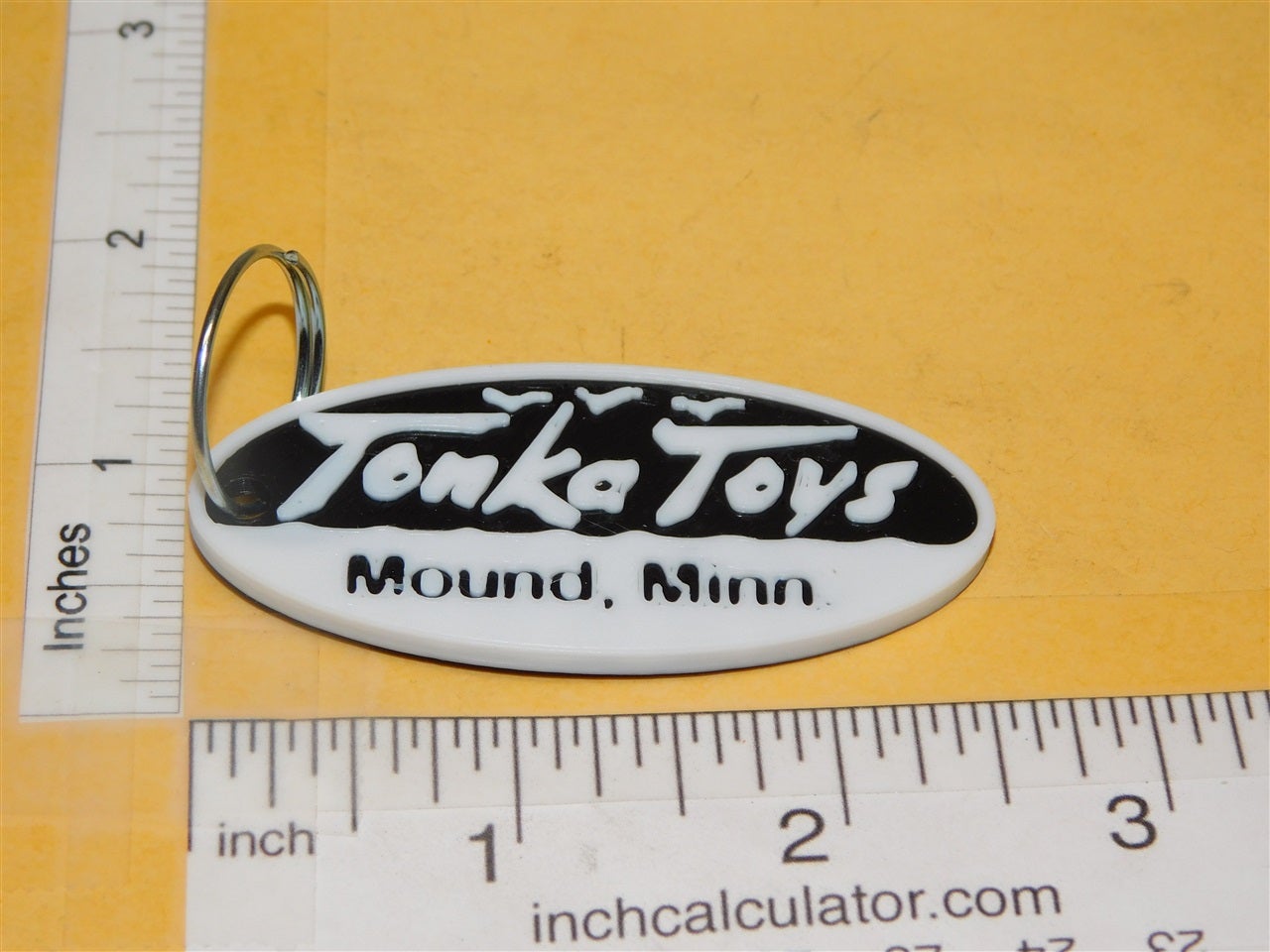 TKP-200 Tonka Oval Custom Keychain/Zipper Pull | Gasoline Alley Toys