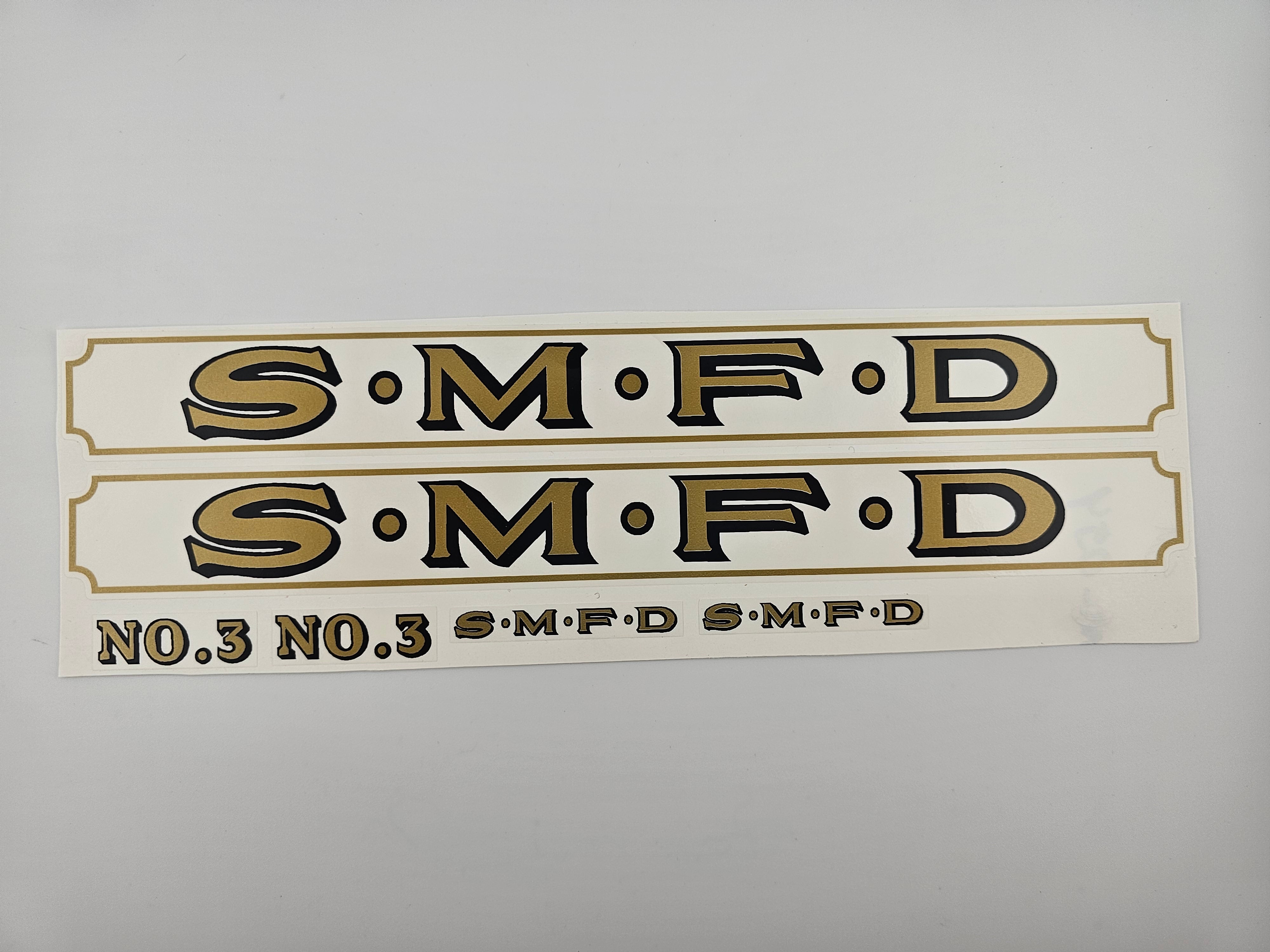SM-054 Smith Miller SMFD Fire Ladder Truck Sticker | Gasoline Alley Toys
