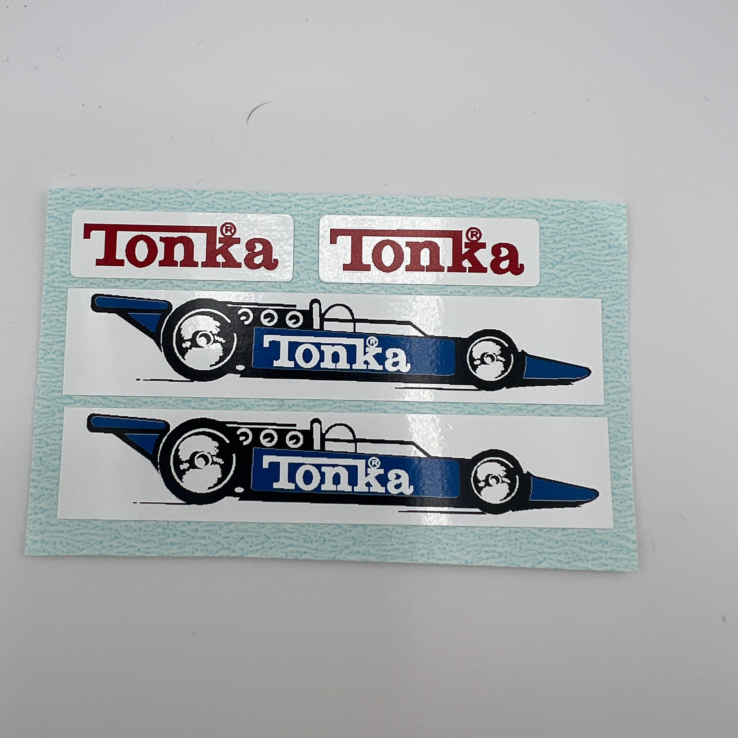 Toinks Sticker TK-253 Tiny Tonka Race Team Car Hauler Truck Sticker | Gasoline Alley Toys