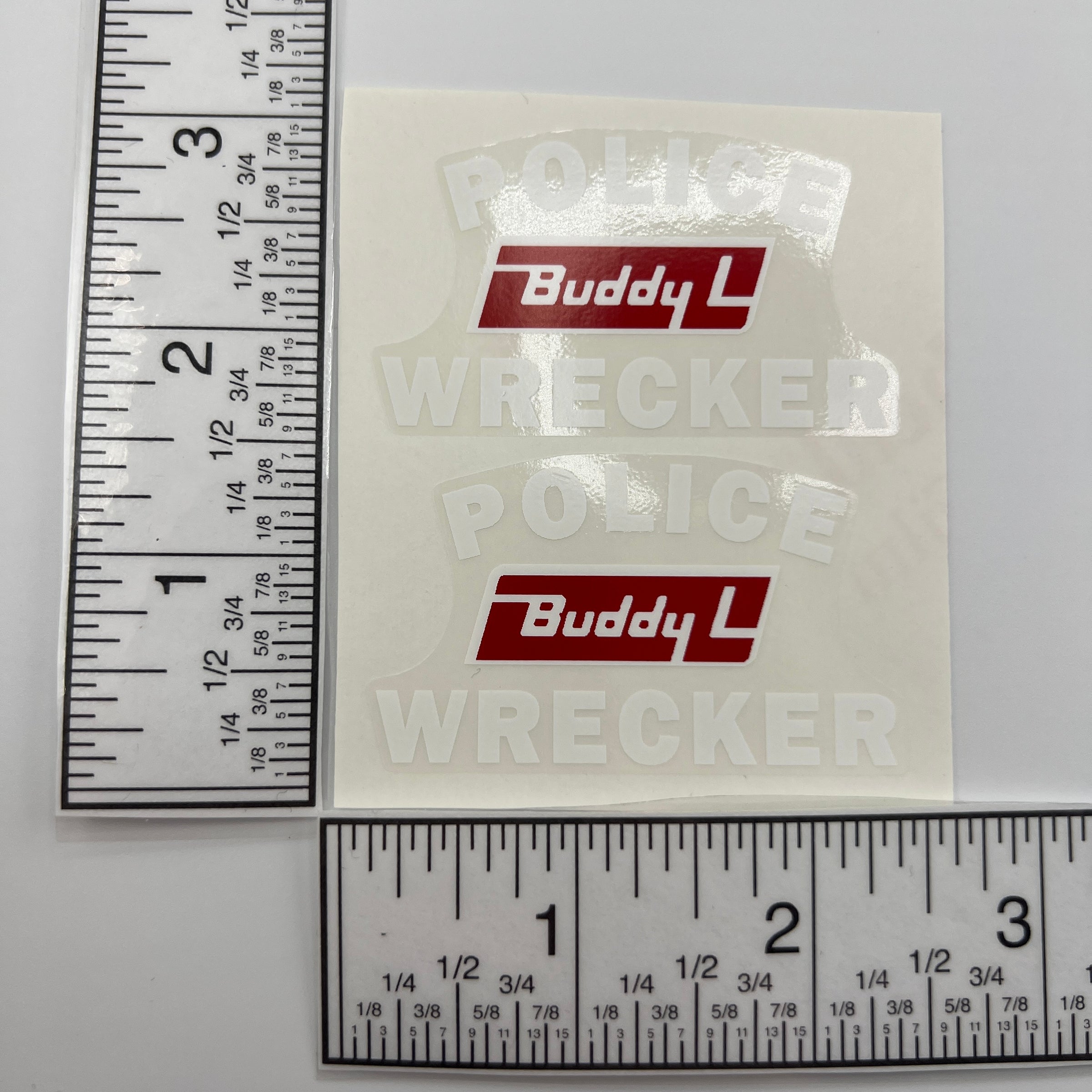 BL-181 Buddy L Police Wrecker Tow Truck Sticker | Gasoline Alley Toys