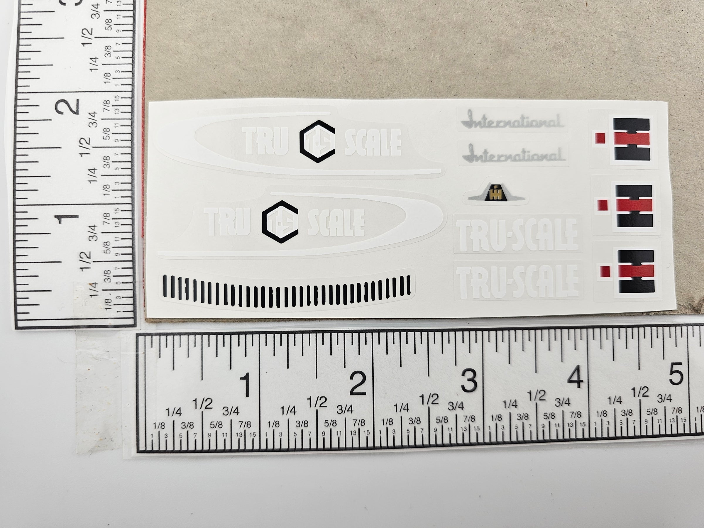 Tru Scale Map TS-003 Tru Scale International Truck Sticker | Gasoline Alley Toys