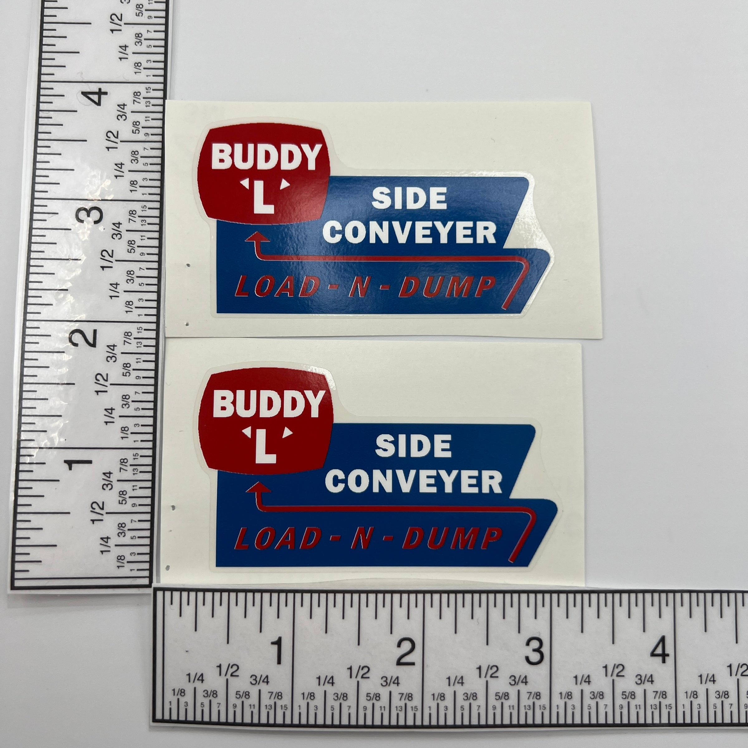 Load My Box Sticker BL-175 Buddy L Side Conveyer Load & Dump Sticker | Gasoline Alley Toys