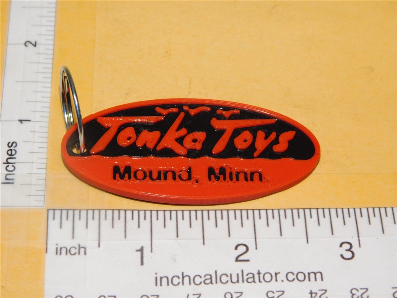 TKP-200 Tonka Oval Custom Keychain/Zipper Pull | Gasoline Alley Toys
