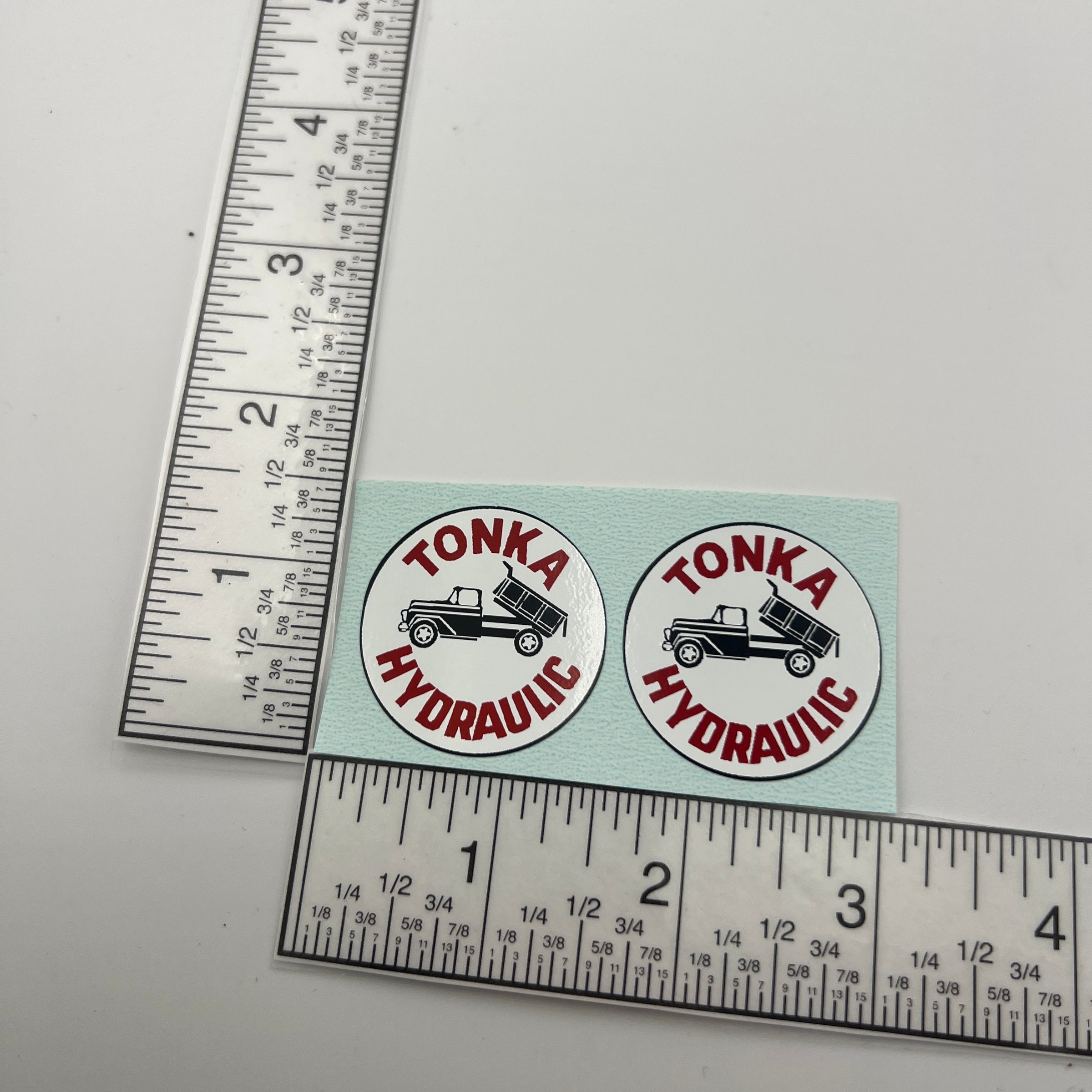 Toinks Sticker TK-139 Tonka Hydraulic Dump Truck Sticker | Gasoline Alley Toys